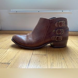 Matisse Brown Leather Ankle Bootie